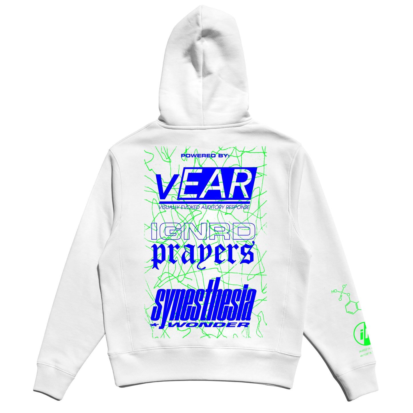 ANOTHER DIMENSION HOODIE - WHITE