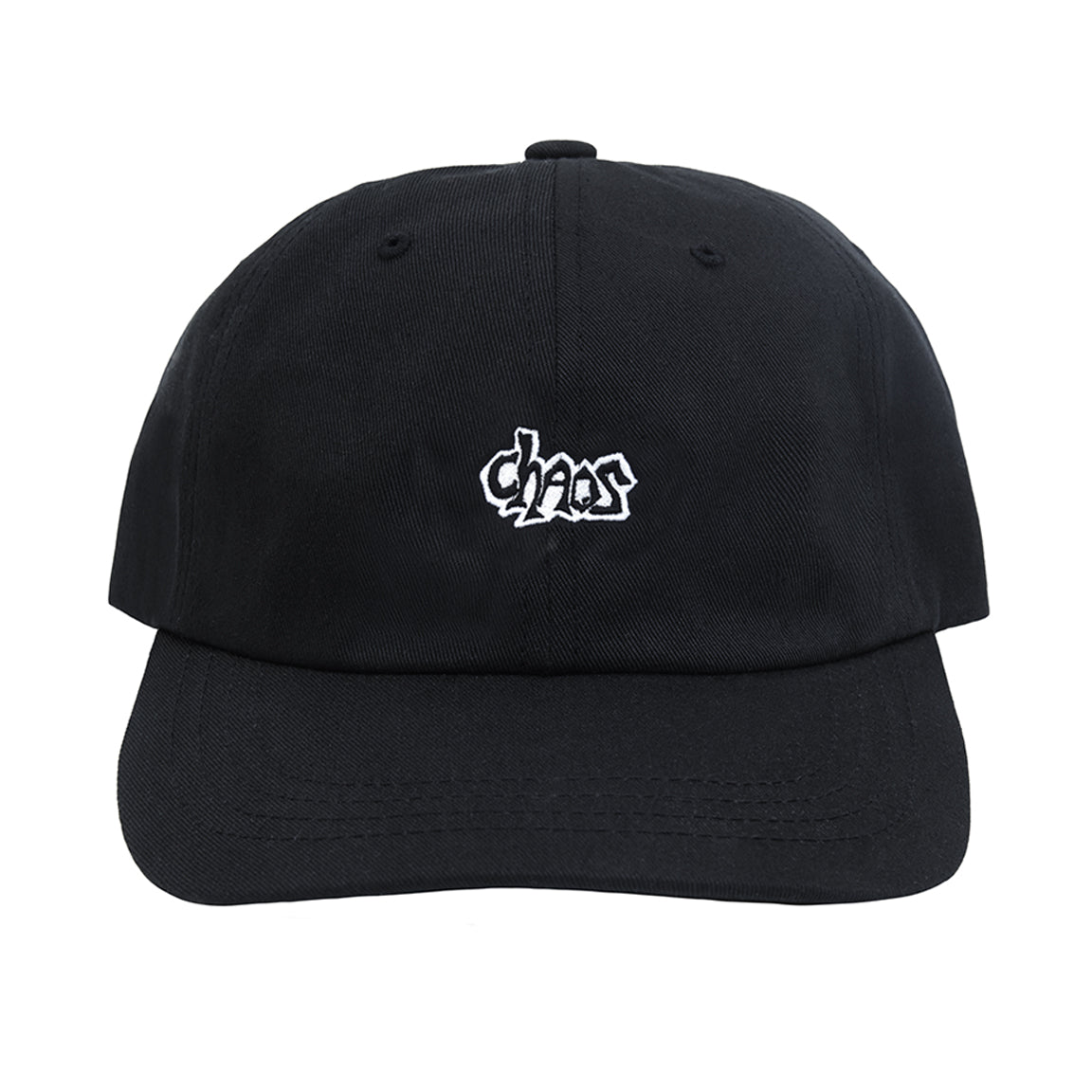 CHAOS 6 PANEL HAT - BLACK