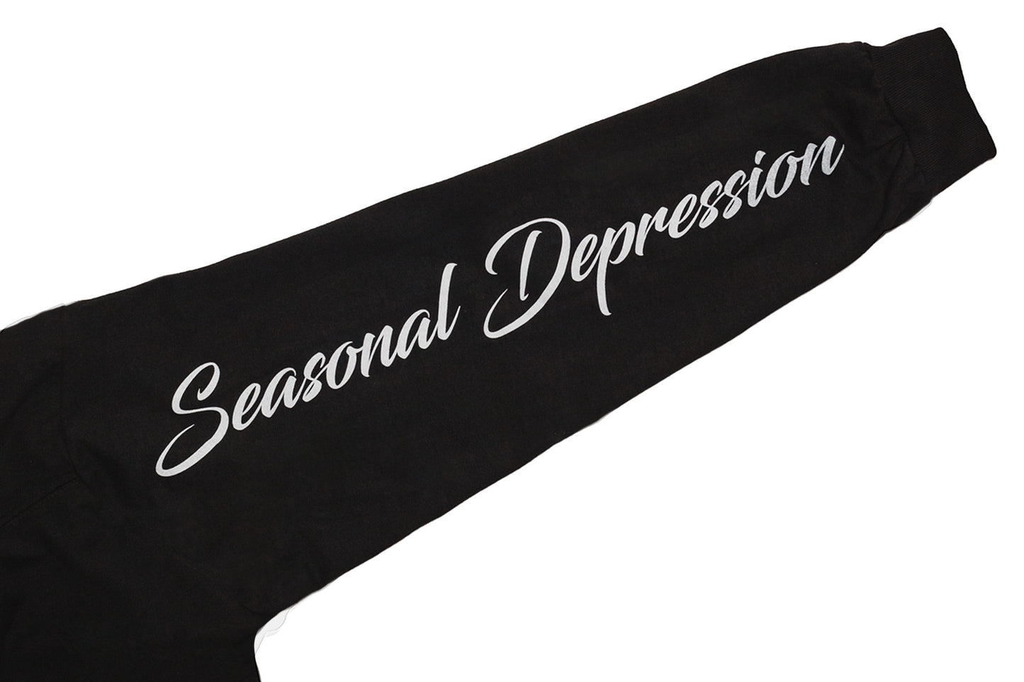 SEASONAL DEPRESSION L/S TEE - BLACK