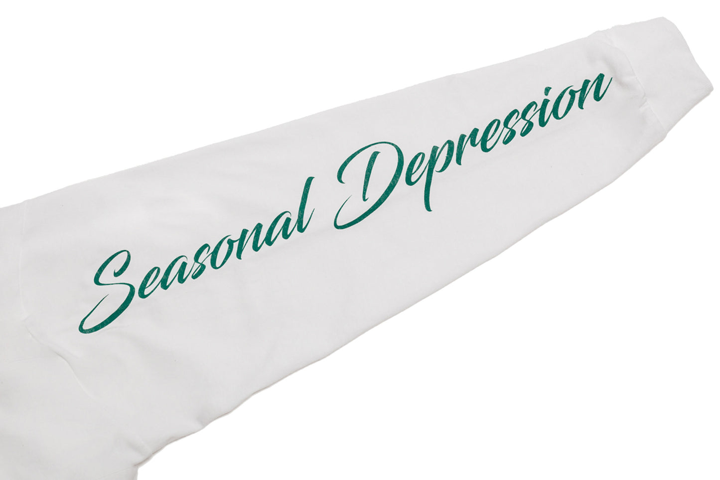 SEASONAL DEPRESSION L/S TEE - WHITE