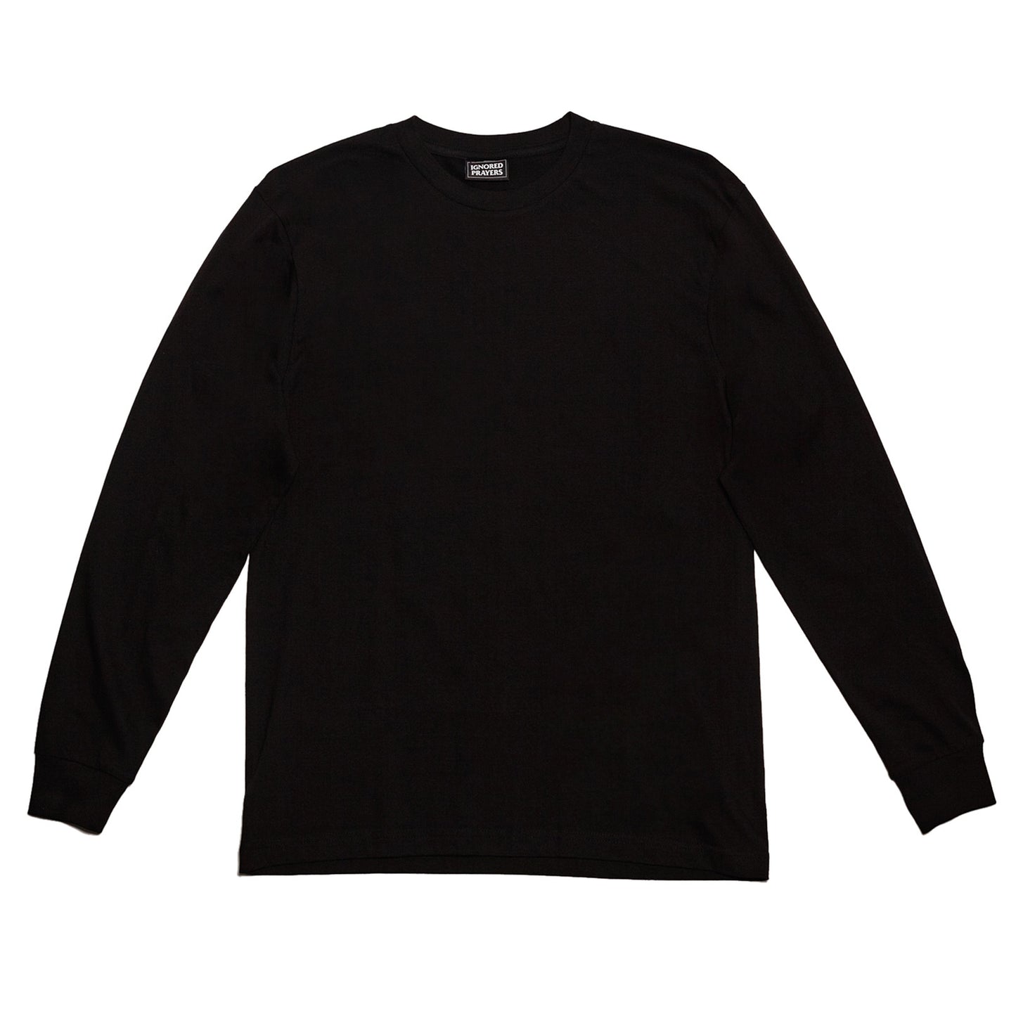 ROSE LONG SLEEVE T-SHIRT - BLACK