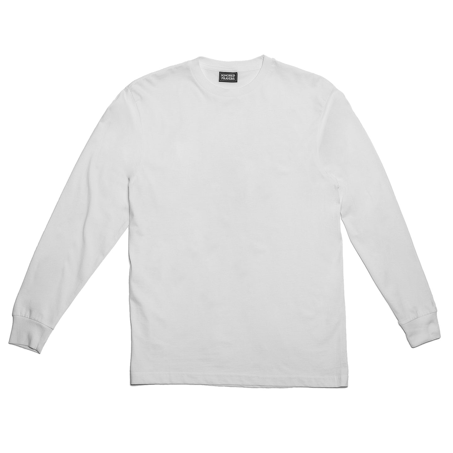 ROSE LONG SLEEVE T-SHIRT - WHITE
