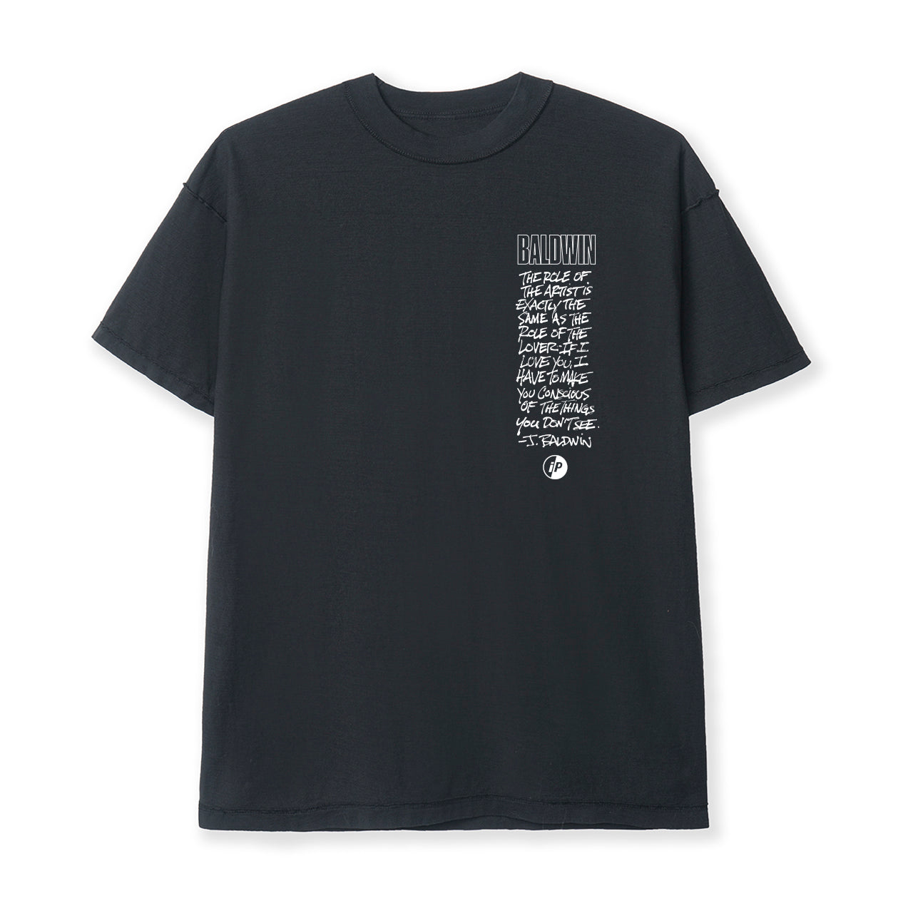 REVERSIBLE JB TEE - BLACK