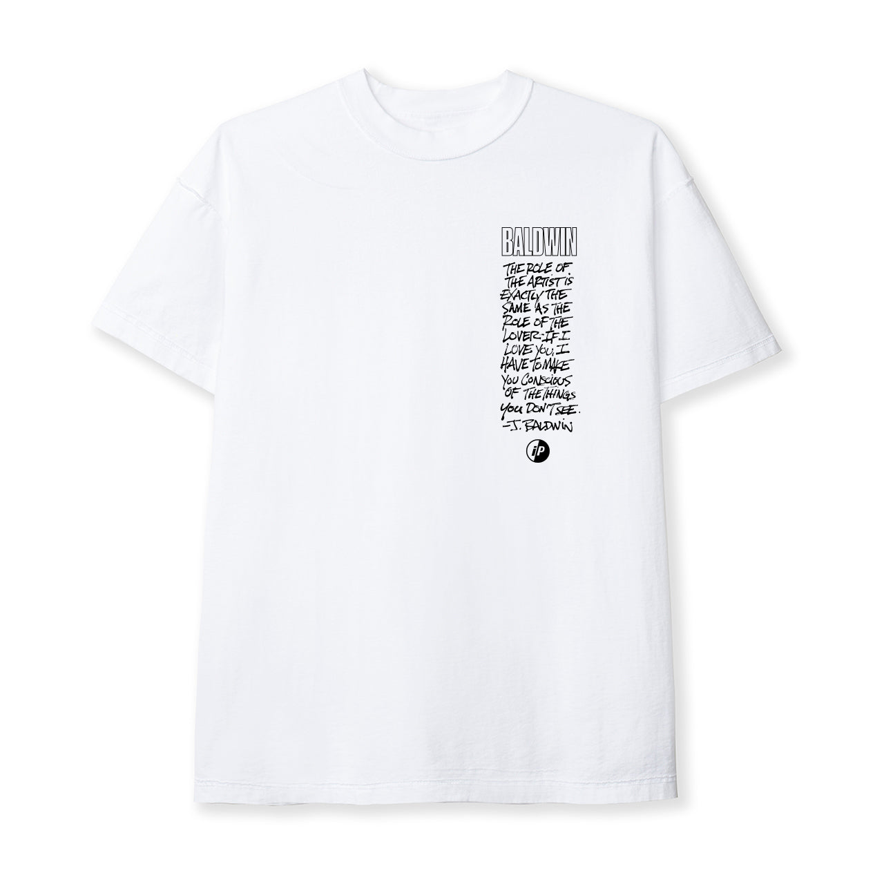 REVERSIBLE JB TEE - WHITE