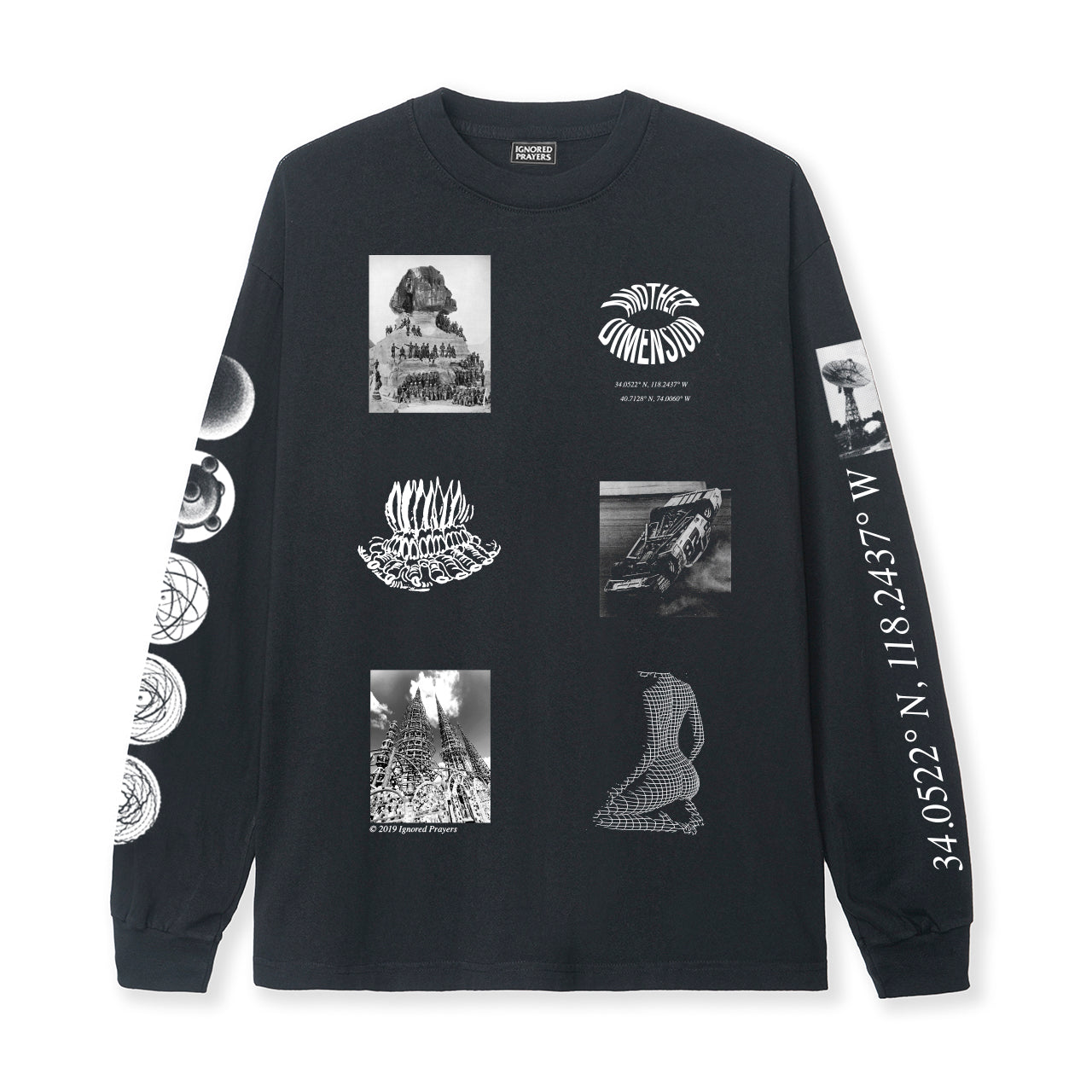 LEVEL UP L/S TEE - BLACK