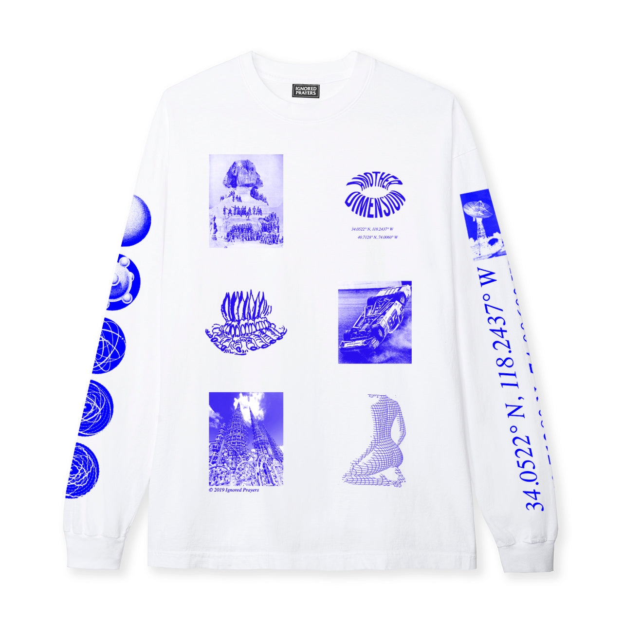 LEVEL UP L/S TEE - WHITE