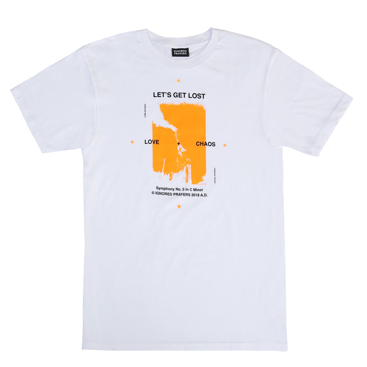 LOVE & CHAOS T-SHIRT - WHITE