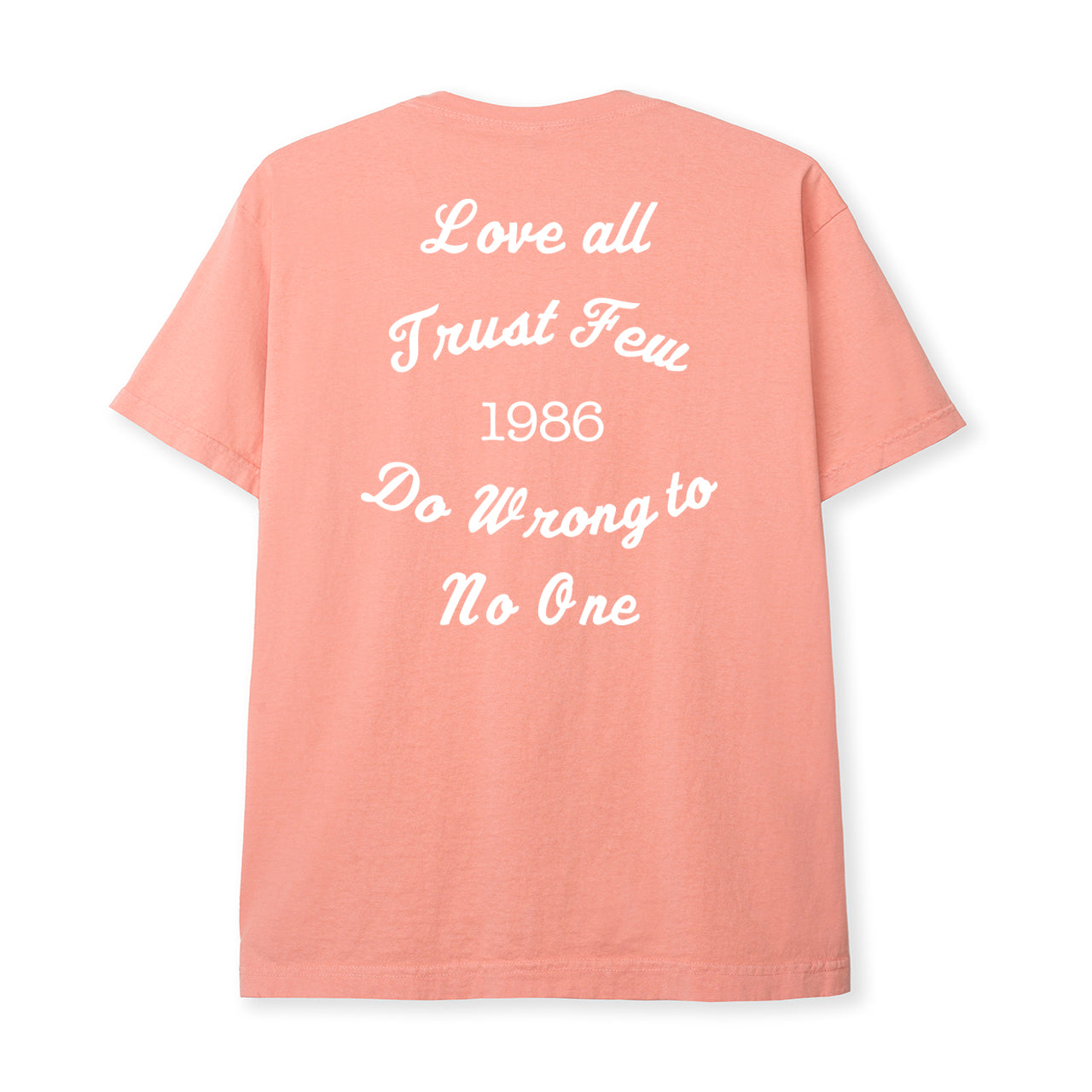 LOVE ALL TEE - CORAL