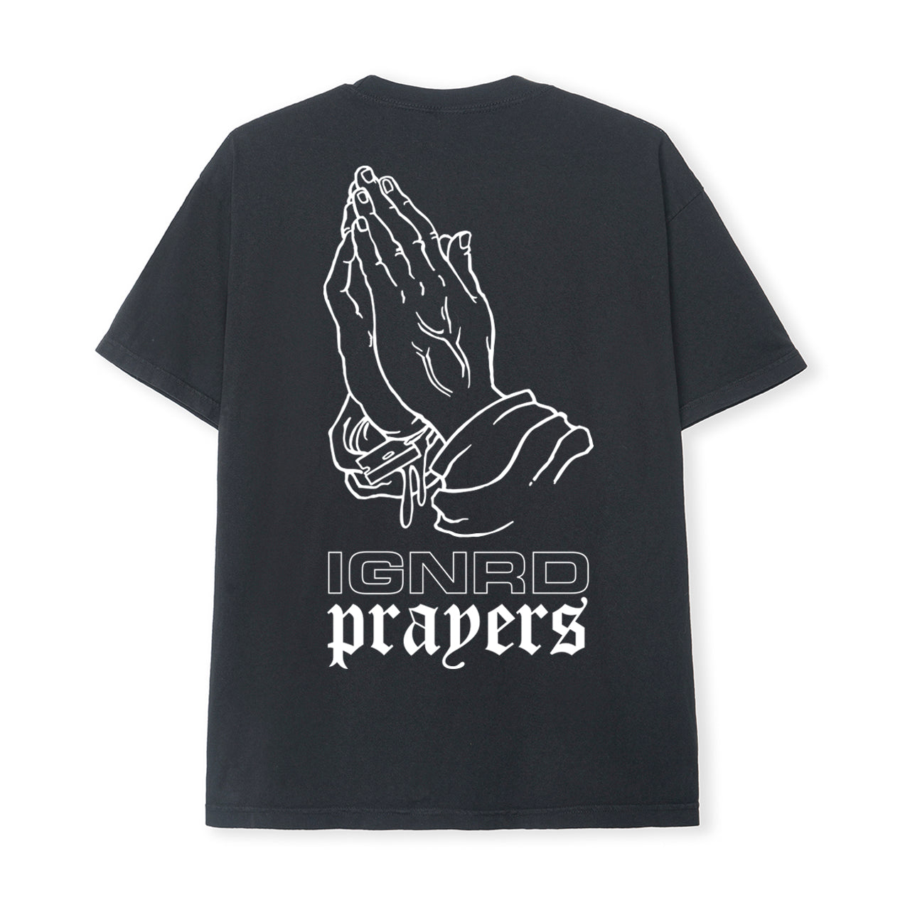 OE HANDS TEE - BLACK