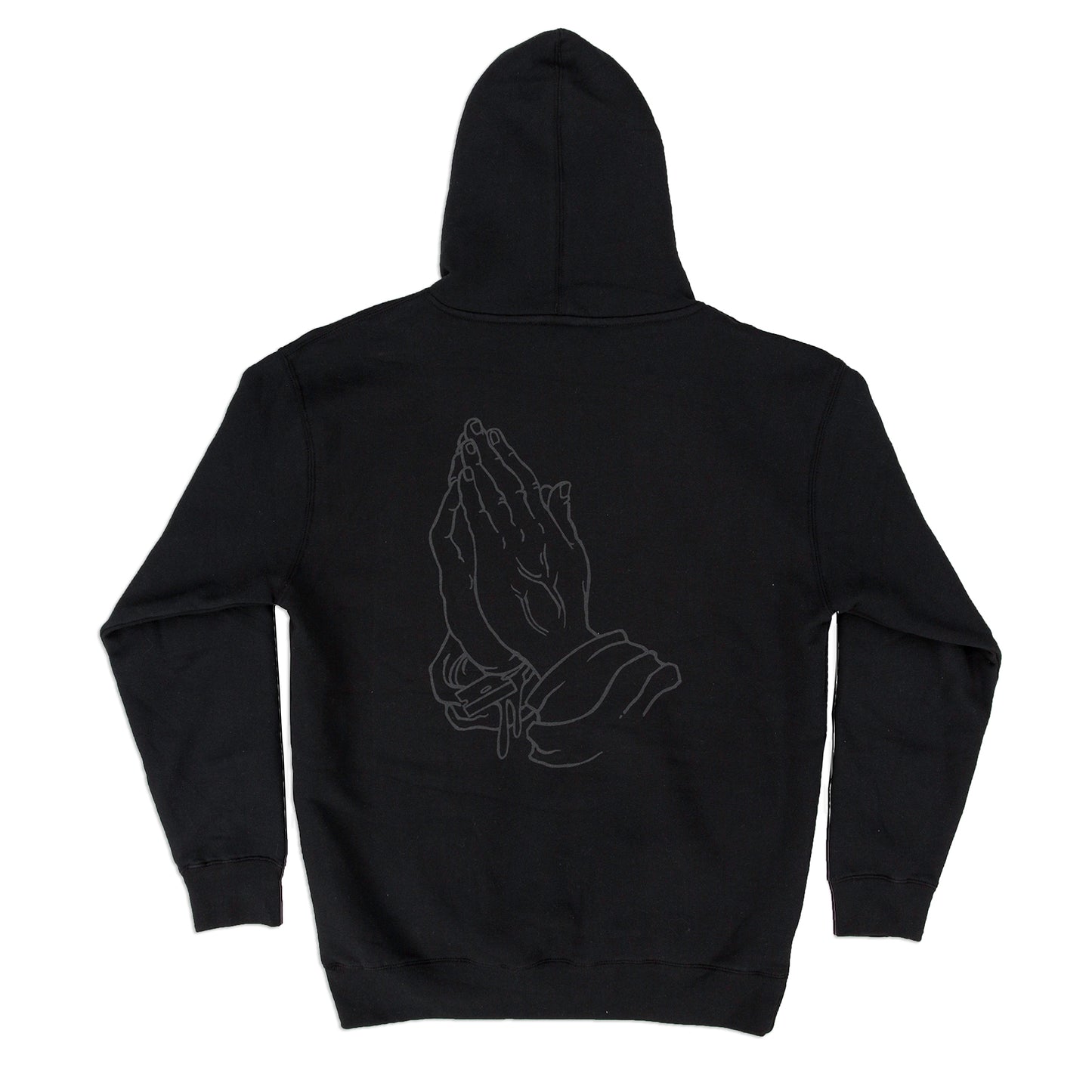 OG HANDS REFLECTIVE HOODIE - BLK