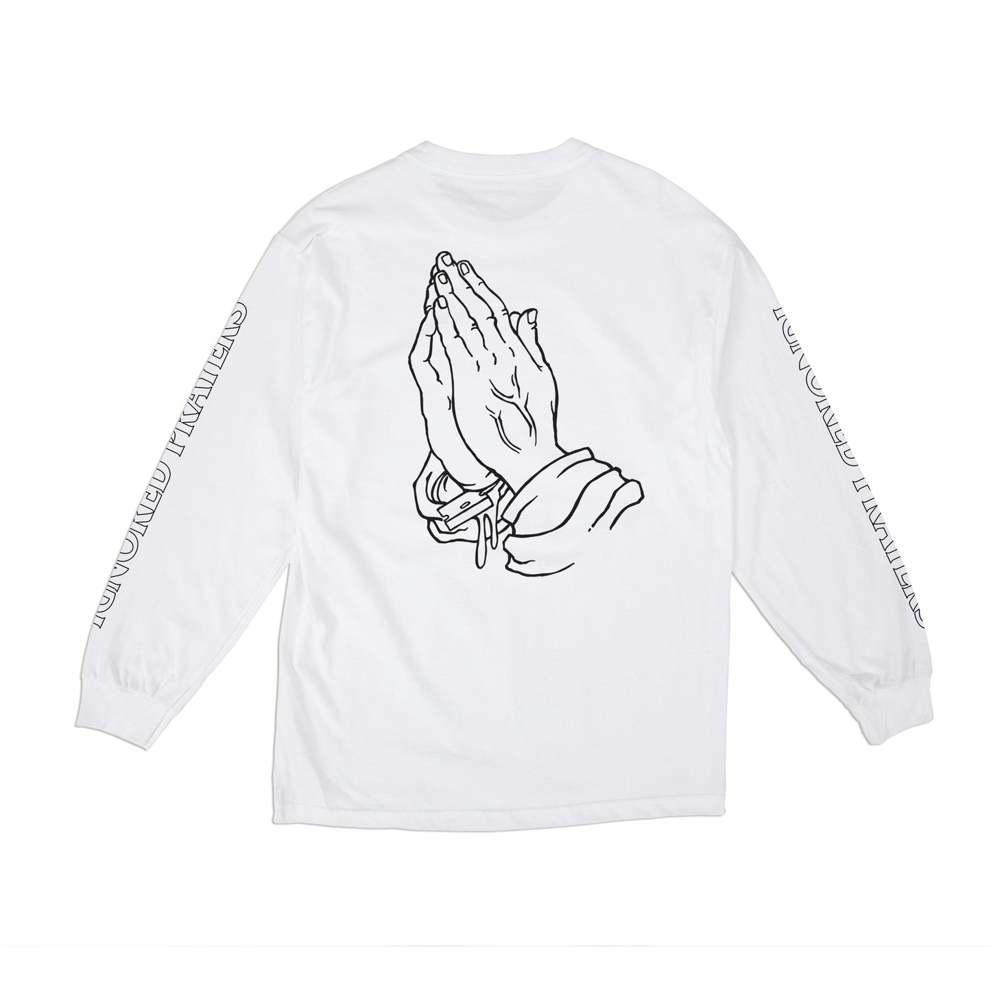 OG HANDS LONG SLEEVE T-SHIRT - WHITE