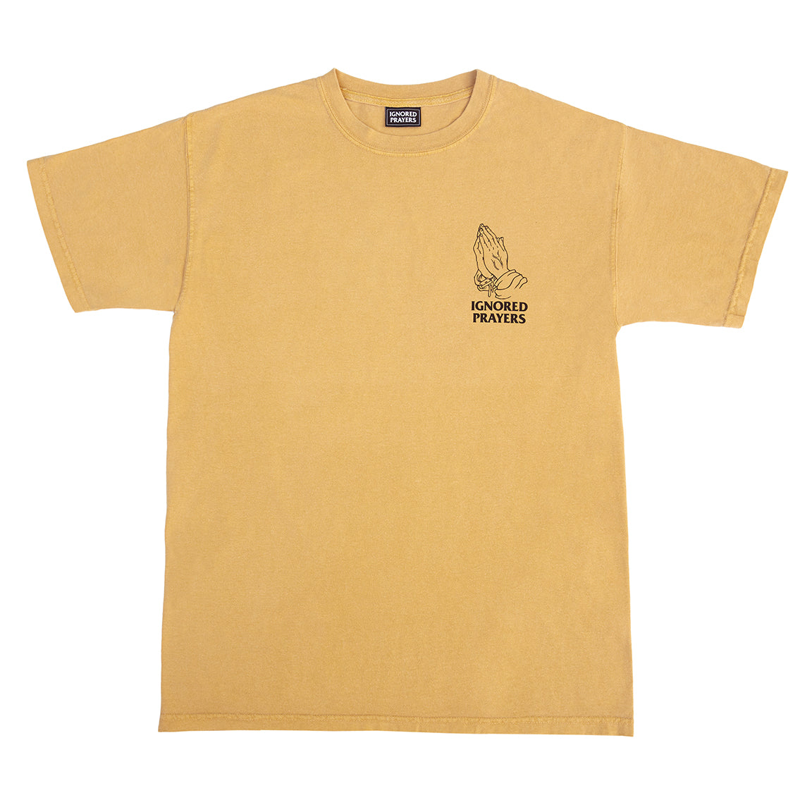 OG HANDS PIGMENT DYED TEE - MUSTARD