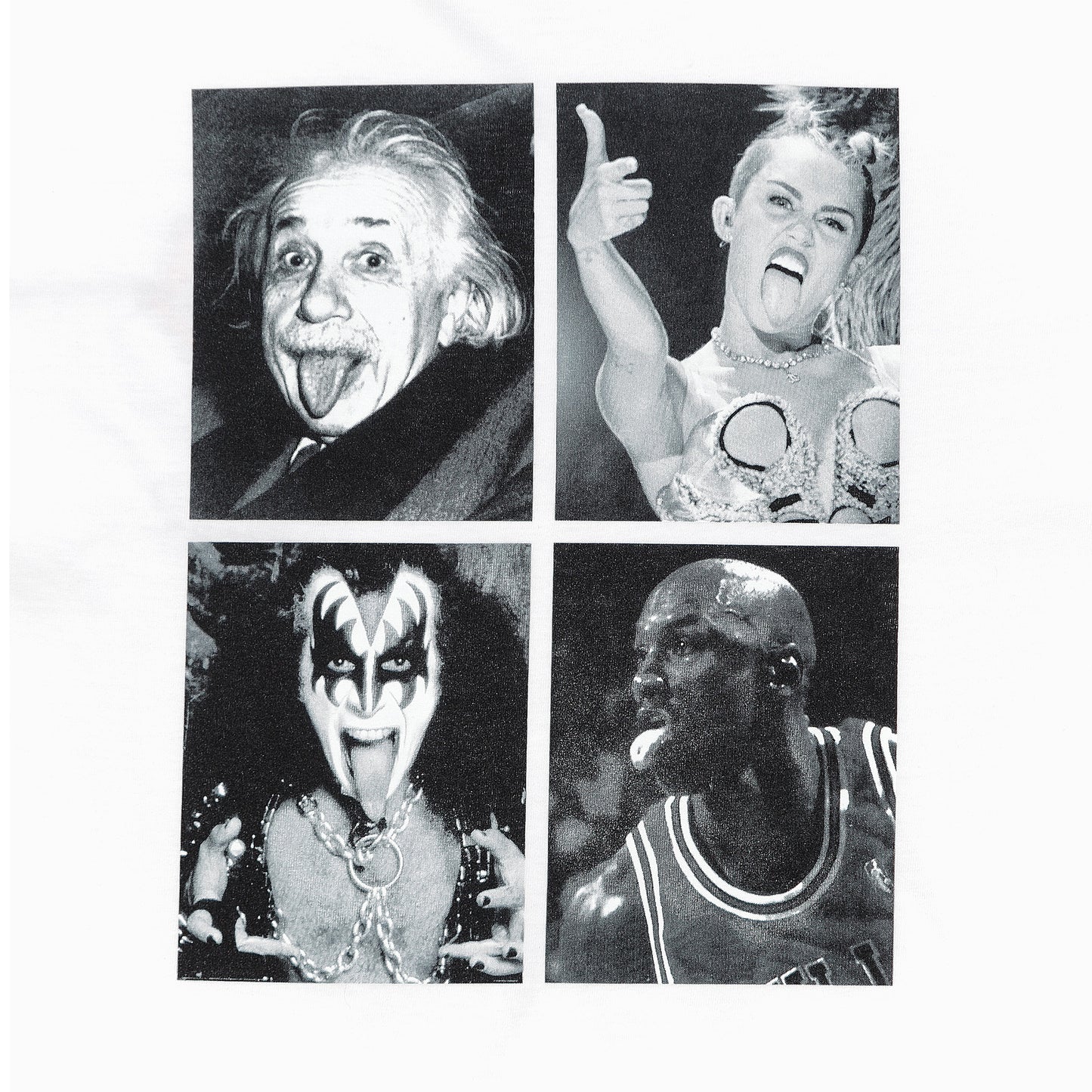 WITH TONGUE T-SHIRT - WHITE