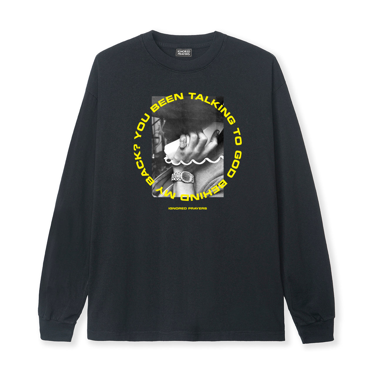 TALKING 2 GOD L/S TEE - BLACK