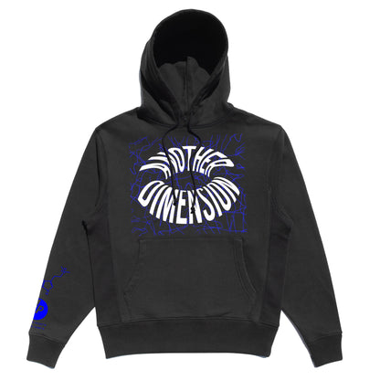 ANOTHER DIMENSION HOODIE - BLACK