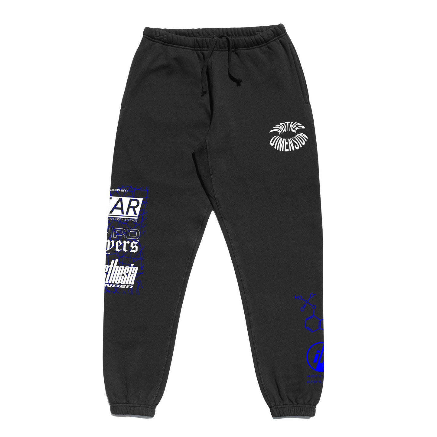 ANOTHER DIMENSION SWEATPANTS - BLACK