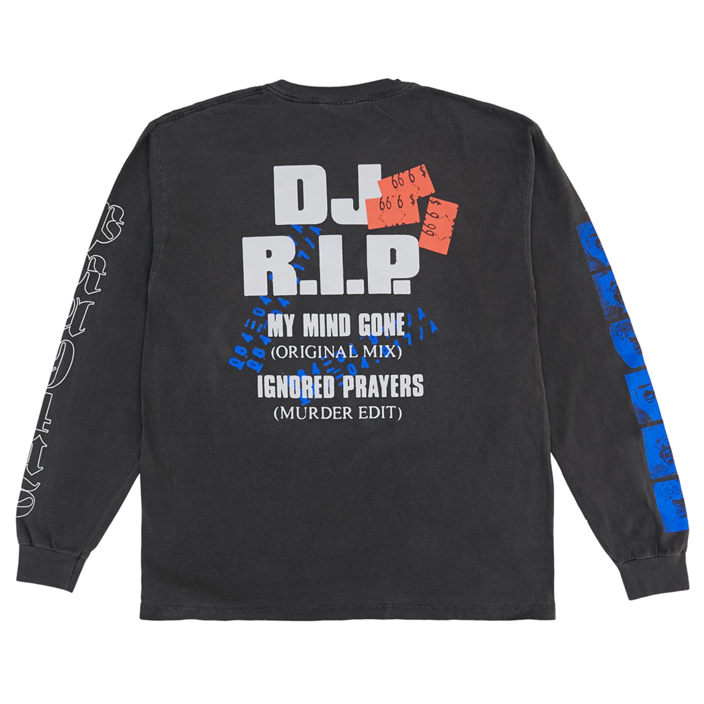 DJ R.I.P. L/S T-SHIRT - PEPPER - HASSAN RAHIM