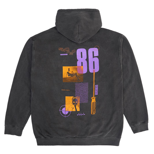 FACEOFF HOODIE - PEPPER