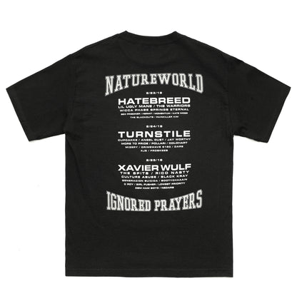 IGNORED PRAYERS x NATURE WORLD OFFICIAL NWNO '18 T-SHIRT