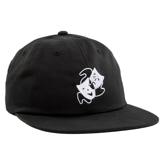 MASKS FLAT BRIM 6 PANEL - BLACK