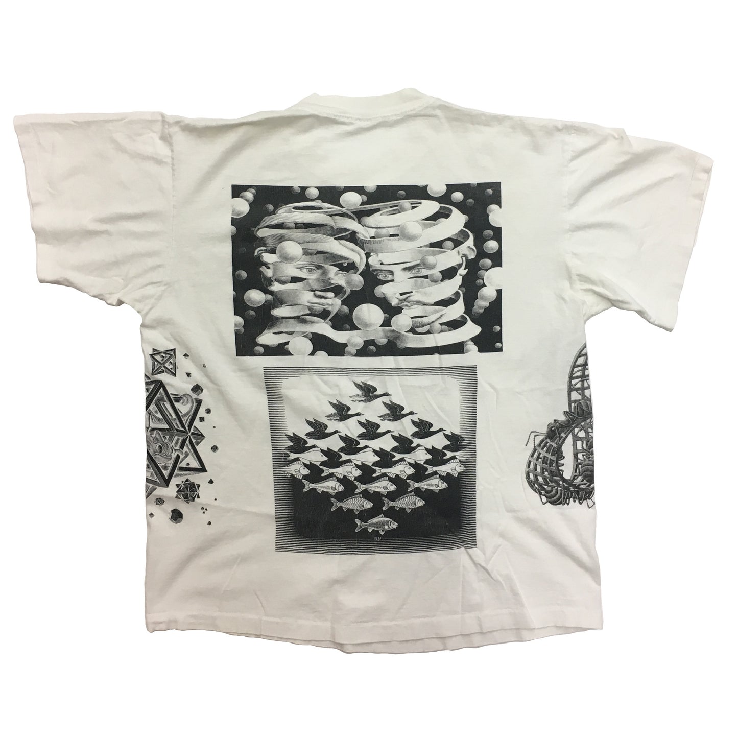 VINTAGE M.C. ESCHER ALL OVER PRINT T-SHIRT