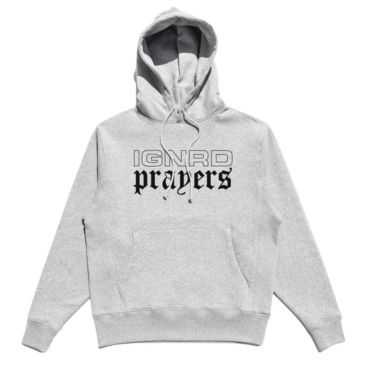 OE HANDS HOODIE - HEATHER GREY