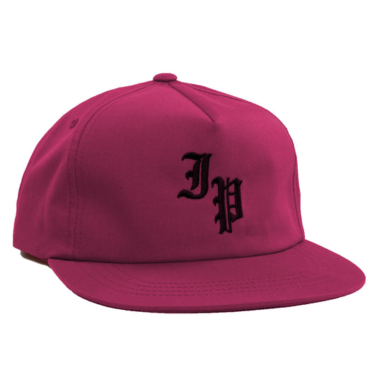 SLAUSON 5 PANEL SNAPBACK - BURGUNDY